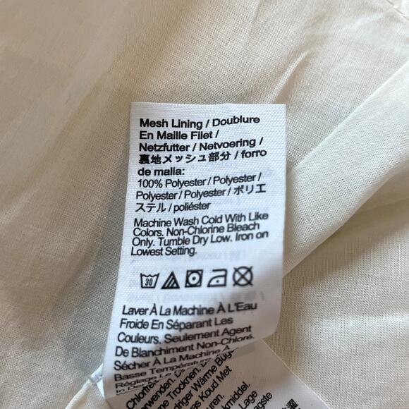 J.Crew Flutter Sleeve Maxi Dress Cotton Sateen Bow Special Occasion BI927 Ivory - Picture 16 of 16